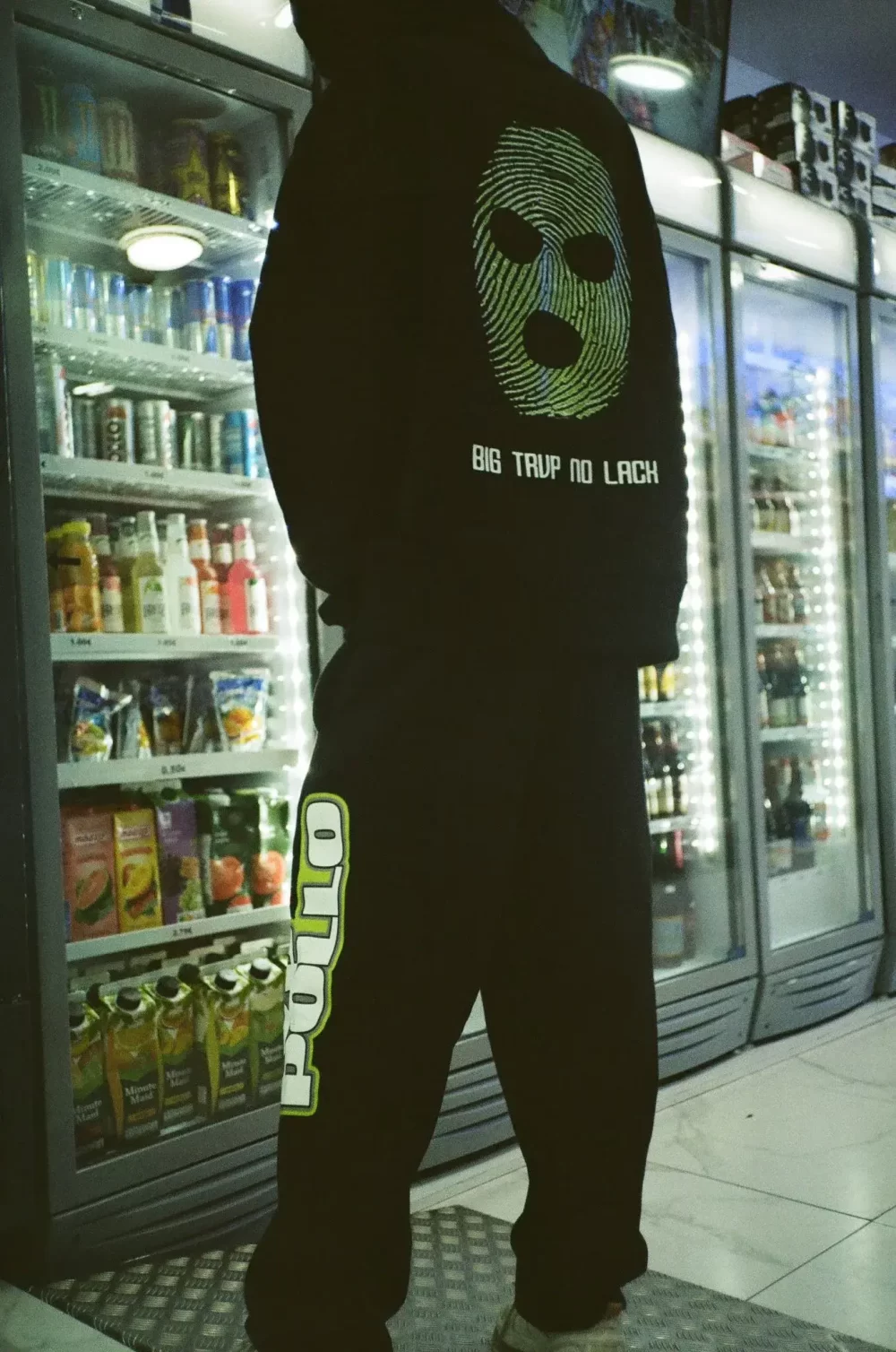 Green "Big Trvp No Lack Hoodie" Back