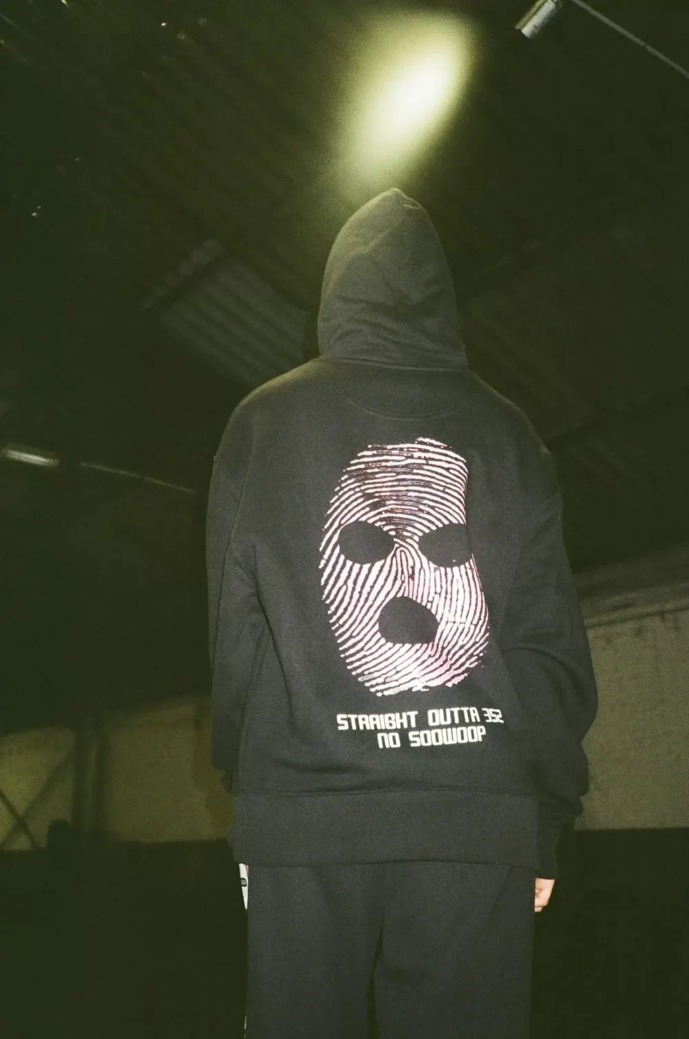 Black Hoodie "Straight Outta 352 No Soowoop"-Back